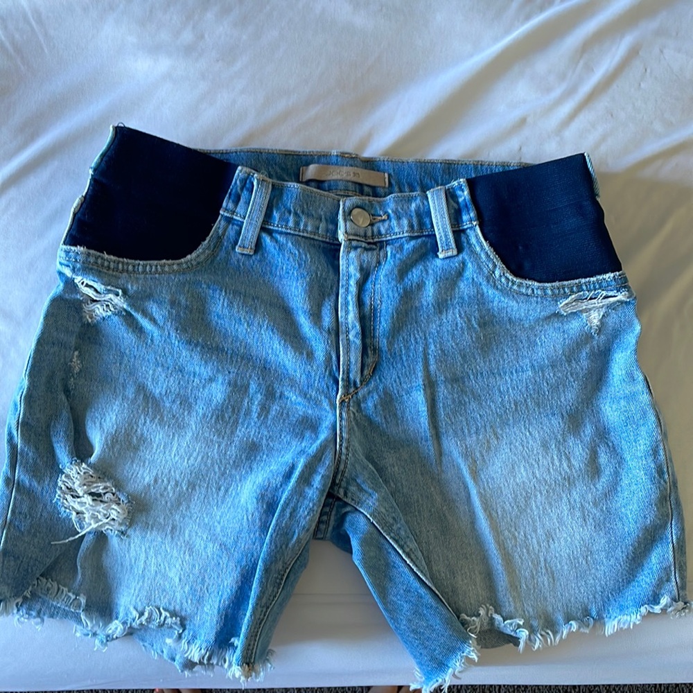Maternity joes jeans shorts size 28